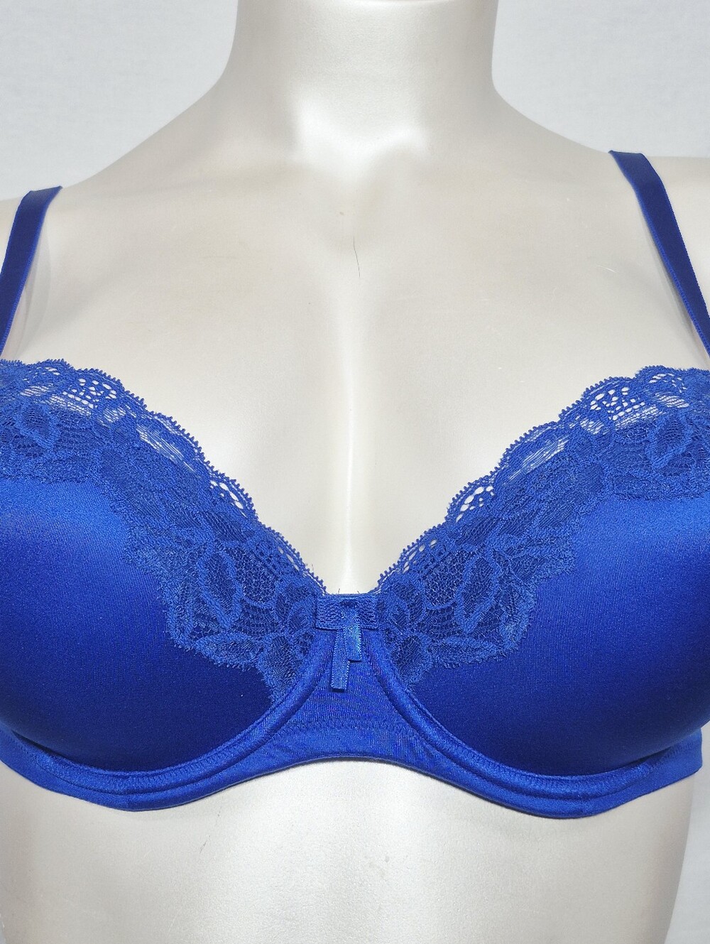 38D Wacoal b.tempt'd 953223 Always Composed T-Shirt UW Bra Blue - Picture 4 of 12